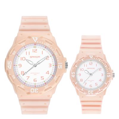 China Water Resistant Sanda Watches New Fashion Couple Watches For Lovers Waterproof Couple Watches Pair Men And Women for sale