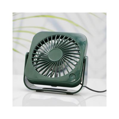 China Creative 360 ​​Degree Adjustment Design Usb Outdoor Portable Small Body Desktop Fan Simple Desk Fan for sale