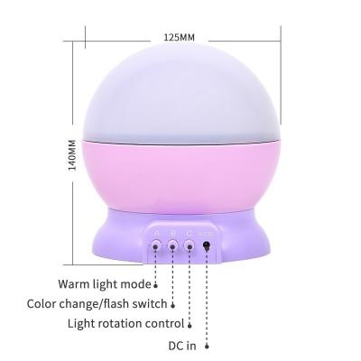 China Modern Outdoor Atmosphere Projection Lamp Indoor Decoration Dreamy Rotating Led Stars Lamp for sale