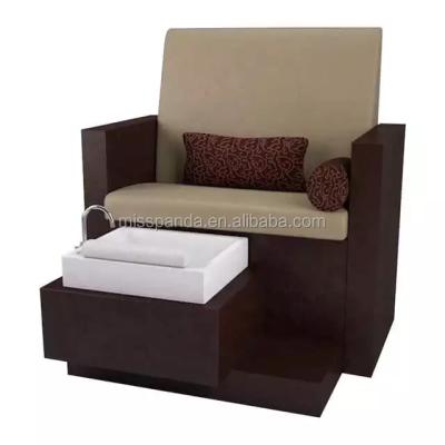 China Nail spa equipment jacuzzi pedicure bench or wooden station chair MP10049P for sale