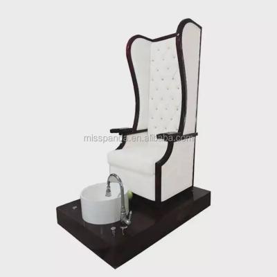 China New Style 5 Years Warranty Hot Selling Spa Chair Superior Luxury White Pedicure Chair With Sink MP100410P for sale