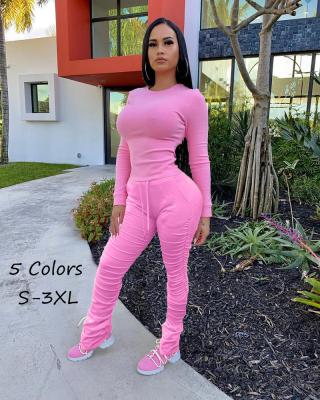 China 2022 New Arrivals Breathable Cool Sets For Women Pink Set Plus Size Women Winter Clothing 2021 for sale