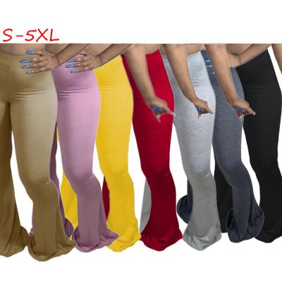 China Autumn Anti-Static Plus Size Wide Leg Sweatpants Casual Women's Pants And Trousers Fits Flared Sweatpants for sale