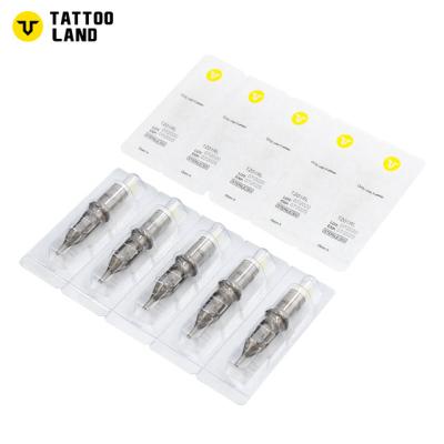 China Permanent Disposable Stainless Steel Gas Sterilized Permanent Tattoo Cartridge Needle Makeup PMU Micro Microblading Nano Needle for sale