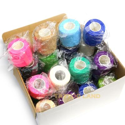 China Wholesale Body Art TATTOOLAND Tattoo Supplies Tattoo Grip Adhesive Medical Elastic Bandage Covers 288/box for sale