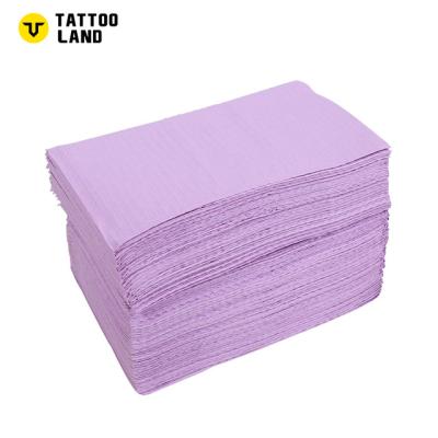 China Disposable Tattoo Supplier Black 125pcs Per Bag Waterproof Tattoo Table Mat Work Disposable Tattoo Table Bibs Cover for sale