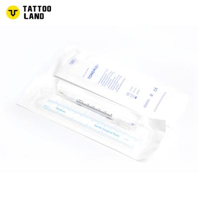 China Tattoo Shop Tattoo Makeup Marker Pen With Measuring RulerWhite Pen With Measuring RulerWhite Permanent Body Art Surgical Marker for sale