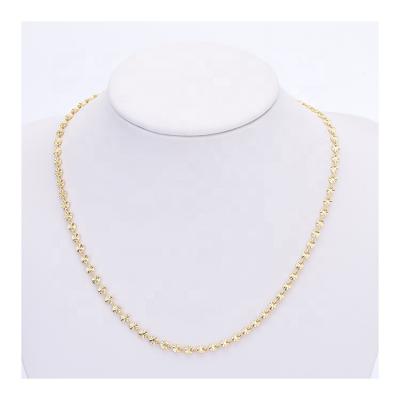 China FASHIONABLE Dubai African DIY High Quality Gold Plated Chains Choker Necklace for sale