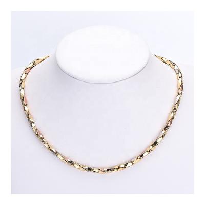 China Best Popular FASHIONABLE 14K Rose Color Wedding Muslim Gold Necklace for Women Jewelry for sale