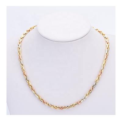 China FASHIONABLE High Quality Simple Chain Link Copper Choker Women Necklace for sale