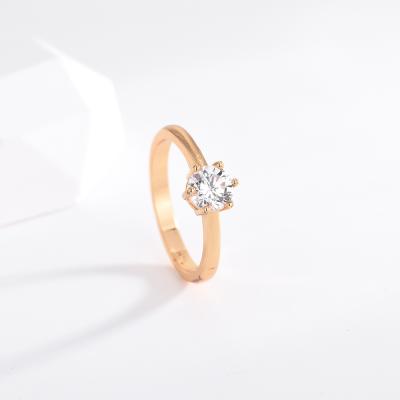 China Fashion Jewelry Ring Fashion Copper Jewelry Gemstone Wedding Ring for sale