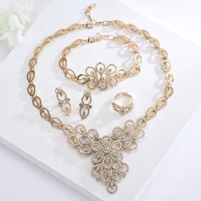 China S10153A FASHIONABLE Popular Luxury Indian Jewelry Set, African Jewelry Set, Wedding Jewelry Set On Sale for sale