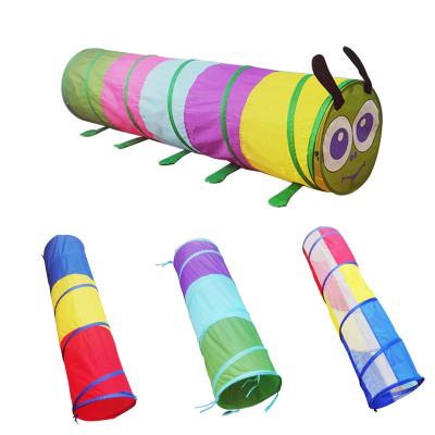 China Easy Foldable Kids Play Tent Portable Colorful Kids Tunnel Tents Foldable Folding Indoor Kids Play House Tunnel Crawling Tent for sale