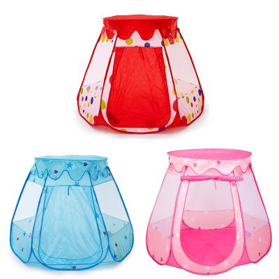 China Princess Play Tent Children Kids Easy Foldable Ball Room Play Tent Pit Pool Toys Tent Portable Teepee Tents Toy Fairy House Children Creative Babies for sale