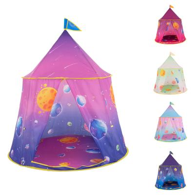 China Easy Foldable Kids Play Tent Gradient Color Portable Kids Play Tent Kid Baby Toys Fairy House For Kids Play Tents For Kids Play Ball Pool for sale