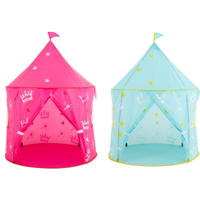 China Easy Folding Tent Children Teepee Toy Play Tents Portable Foldable Children's Easy Foldable Game Tent Kids Teepee Cubby Castle Indoor Outdoor Indoor Tent for sale