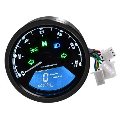 China Odometer Tachometer WUPP Motorcycle Speedometer Digital Odometer Tachometer Tachometer With LED Backlight Indicator for sale