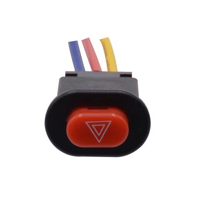 China WUPP Universal 3 Wires Plastic Motorbike Snap Single Double Switch For Motorcycle And Electric Motorcycle for sale