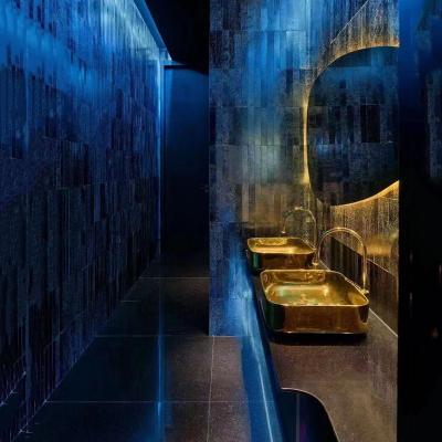 China Luxury blue marble travertine tile Springlegroup renovation custom Italian msi company modern interior stone decor blocks classico slab for sale