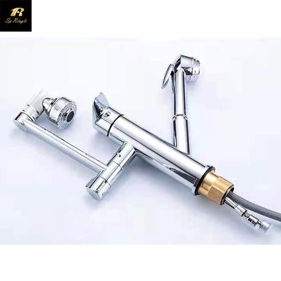 China Springlegroup Kitchen Faucets Springlegroup Style Vacuum Sink Thermostatic European Luxury Chrome Plating Process Rotating Silver Faucet for sale