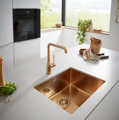 China Without Springlegroup Small Bathroom Double Faucet Kitchen Sinks Household European Rectangular Basin Steel Worktop Basin for sale