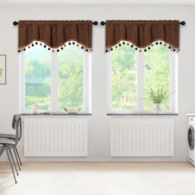 China Blackout New Modern Design Velvet Soft Valance Curtain For Living Room Solid Color Cortina Fabrics Window Treatment Ready Made for sale