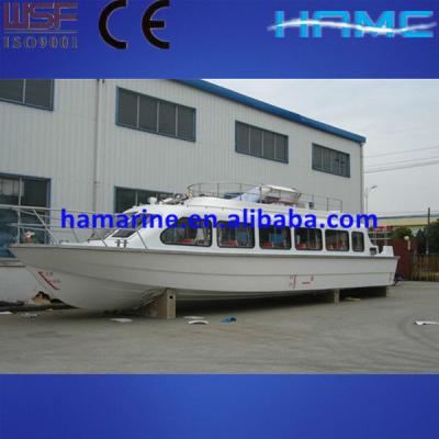 China Ha1500 Water Taxi Sport Yacht Fiberglass Hull Material Outboard Engine Type for sale