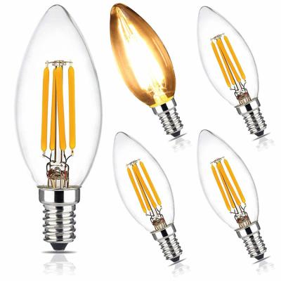 China lamparas_led hotel dimmable wall light vintage c35 2w 4w edison e27 led retro led bulb for sale