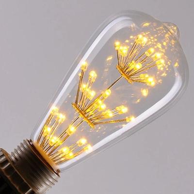 China vintage led bulb st64 residential/bedroom/bar/cafe led firework bulb led firework lights firework bulb for sale