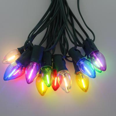 China decorative led bulbs led c9 string bulb christmas lights e12 120v led c7 led c9 christmas bulb christmas lights for sale