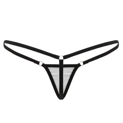 China Spandex In Low Rise Women Running Thong Lingerie Micro Mini Underwear Bikini Briefs G-String for sale