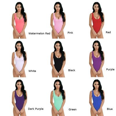 China 2021 Polyamide Mesh Leotard Bodysuit Women One Piece Transparent Strap Swimwear Cut Out Swimsuit High for sale