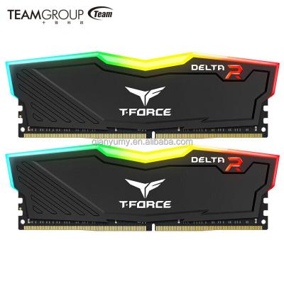 China High Performance QY Team T-Force Delta RGB 16gb (2 X 8gb) 288 Pin Desktop Memory Ddr4 Sdram Ddr4 3200 (pc4 25600) Intel Xmp 2.0 For Game for sale