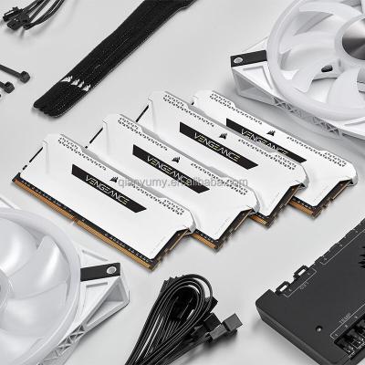 China High Performance QY Pro SL 2x8gb 2x16gb DDR4 3600mhz C18 1.35v Revenge RGB Desktop Memory - White for sale