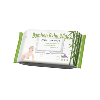 China Biodegradable Bamboo Cloth Baby Water Wipes Customized by 100% Brand Factory Bamboo Biodegradable Free Support for sale