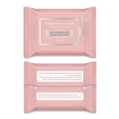 China 100% bamboo spunlace nonwoven fabric OEM newly developed and launched 100% bamboo cleaning wipes custom private label makeup removal wipes for sale