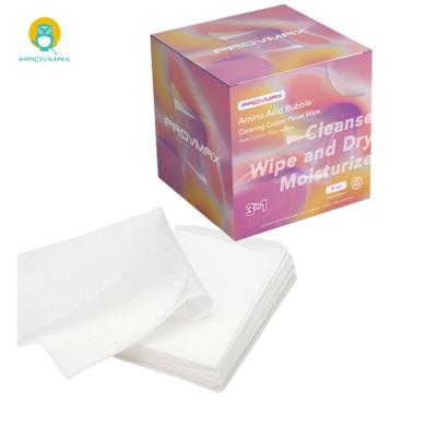 China Amino Acid Newly Launched OEM Biodegradable Natural 100% Cotton Cleansing Makeup Facial Cloths for sale