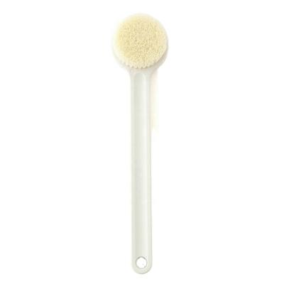 China New Long Handle Plastic Body Exfoliator Brush Long Handle Bath Shower Brush for sale