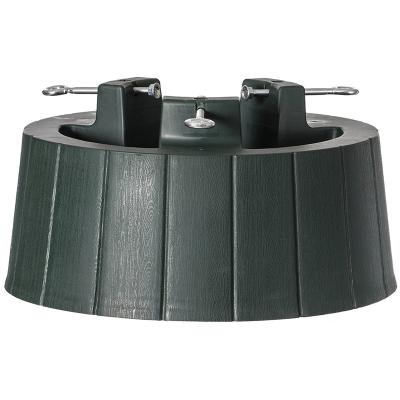 China Plastic Green Plastic Christmas Tree Stand With Screw Fastener for sale