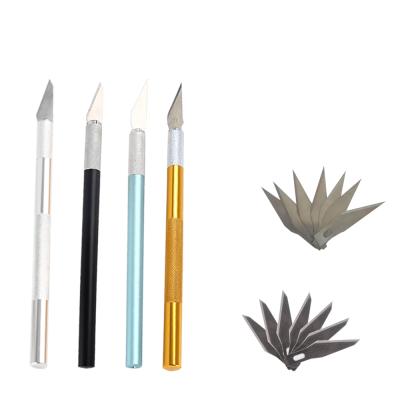 China High Quality Quick-change Hobby Knife Engraving Carving DIY Art Pen Hobby DIY Tools Phone Glass Film Knife for sale