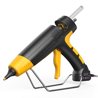 China Adjustable Cordless Glue Gun DIY Glue Melt Grade Handwork Tools Industrial Unrated Digital Display Hot Temperature for sale