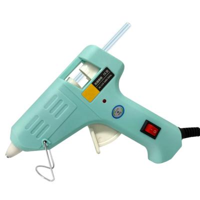 China Manufacturer DIY 20W Unrated Household Source Melting Glue Gun Thermostatic Manual Hot Glue Gun for sale