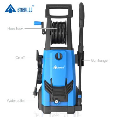 China Professional Hotels ANLU Electric Jet Washer NEW 2200W Power 180BAR High Pressure Washer for sale