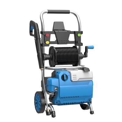 China Hotels Electric Wall Pressure Washer 160 Bar Car Washer Water Tank Cleaning Equipment for sale