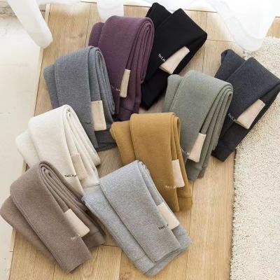 China Factory Wholesale Cheap Winter Warm And Thick Fleece Antibacterial Lined Leggings For Women for sale