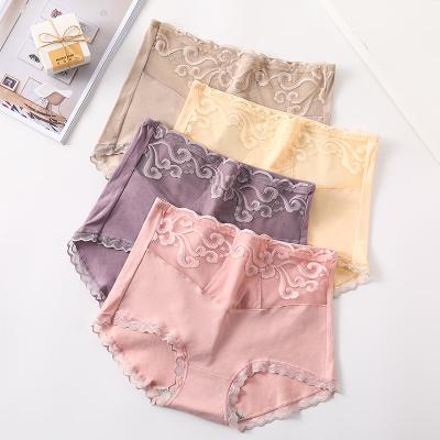 China New Breathable Ladies High Waist Abdominak Panties Briefs Breathable Women Underpants for sale