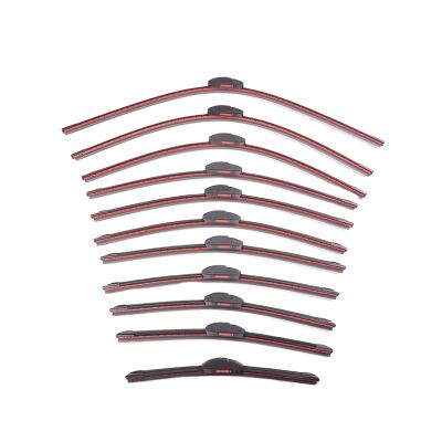 China Natural Rubber Best Safe Drive Auto Wiper Blades Red 14