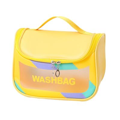 China Durable TPU Clear Zipper Bag Plastic Clear Makeup Bag , Waterproof Clear Cosmetics Bag for sale