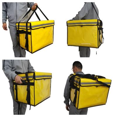 China Waterproof 62L Insulated Food Delivery Bag Waterproof Cooler Bag Durable with comparment for sale