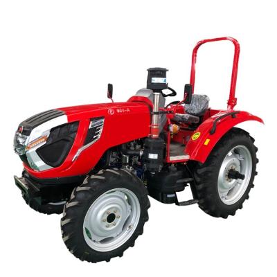 China Building Material Shops Newest Design 4*4 Hydraulic 90 Hp Agriculture Tractor Small Compact Garden Tractor à venda